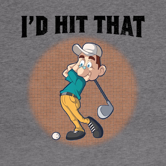 Golfer Golf Golfplayer Golfing Hole In One by bigD